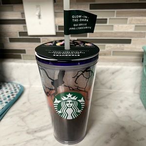 👻Starbucks Halloween glow in the dark tumbler NWT🎃